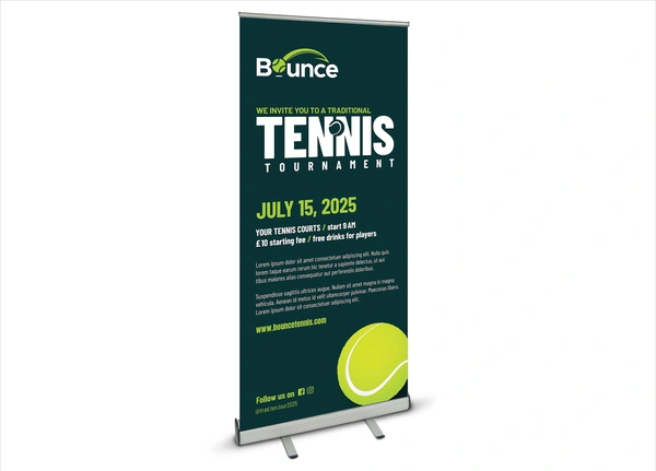  Budget Rollerbanner